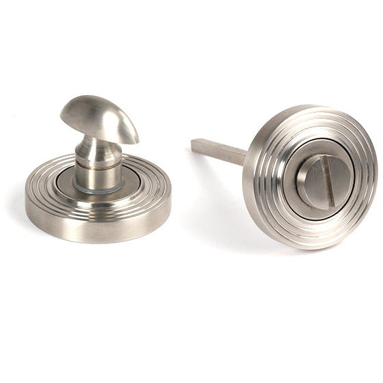 From The Anvil - Round Thumbturn Set (Beehive) - Satin Marine SS (316) - 49858 - Choice Handles