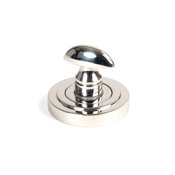 From The Anvil - Round Thumbturn Set (Art Deco) - Polished Marine SS (316) - 49861 - Choice Handles