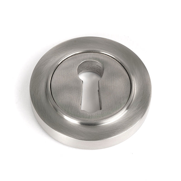 From The Anvil - Round Escutcheon (Plain) - Satin Marine SS (316) - 49864 - Choice Handles