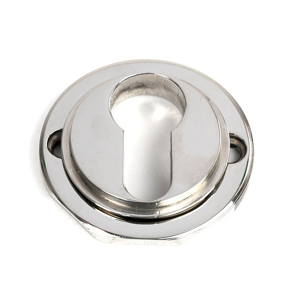 From The Anvil - Round Euro Escutcheon (Beehive) - Polished Marine SS (316) - 49878 - Choice Handles