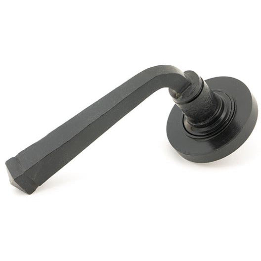 From The Anvil - Avon Round Lever on Rose Set (Plain) - Unsprung - External Beeswax - 49961 - Choice Handles