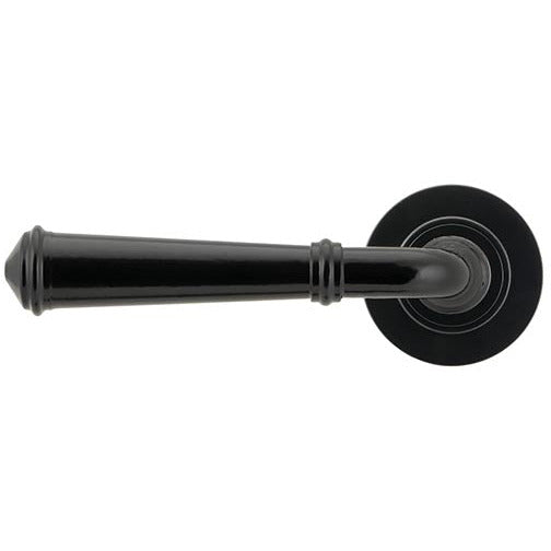 From The Anvil - Lever on Rose Set (Plain) - Unsprung - Black - 49969 - Choice Handles