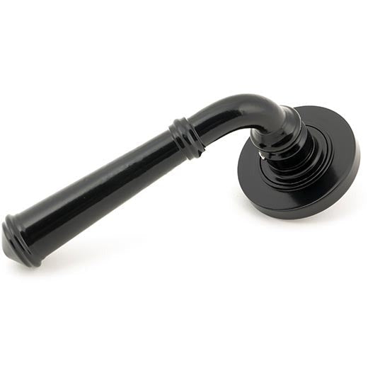 From The Anvil - Lever on Rose Set (Plain) - Unsprung - Black - 49969 - Choice Handles
