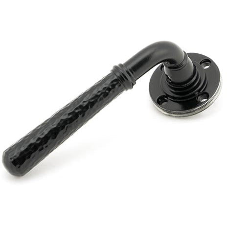 From The Anvil - Newbury Lever on Rose Set (Plain) - Unsprung - Black - 49981 - Choice Handles