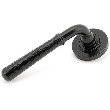 From The Anvil - Newbury Lever on Rose Set (Plain) - Unsprung - Black - 49981 - Choice Handles