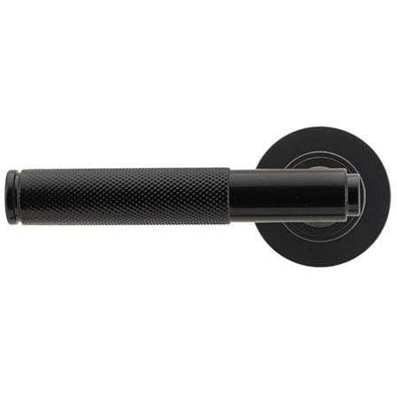 From The Anvil - Lever on Rose Set (Plain) - Unsprung - Black - 50005 - Choice Handles