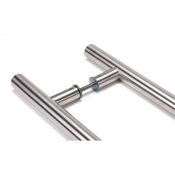 From The Anvil - 0.6m T Bar Handle B2B Fix 32mm Diameter - Satin Marine SS (316) - 50226 - Choice Handles