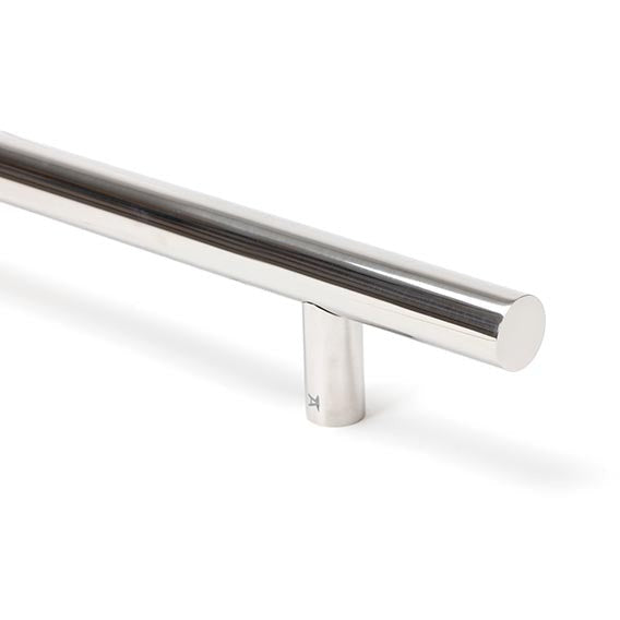 From The Anvil - 0.6m T Bar Handle B2B Fix 32mm Diameter - Polished Marine SS (316) - 50241 - Choice Handles