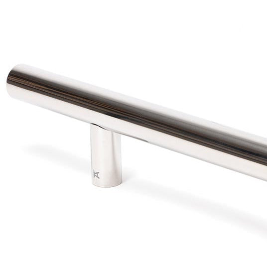 From The Anvil - 0.6m T Bar Handle B2B Fix 32mm Diameter - Polished Marine SS (316) - 50241 - Choice Handles