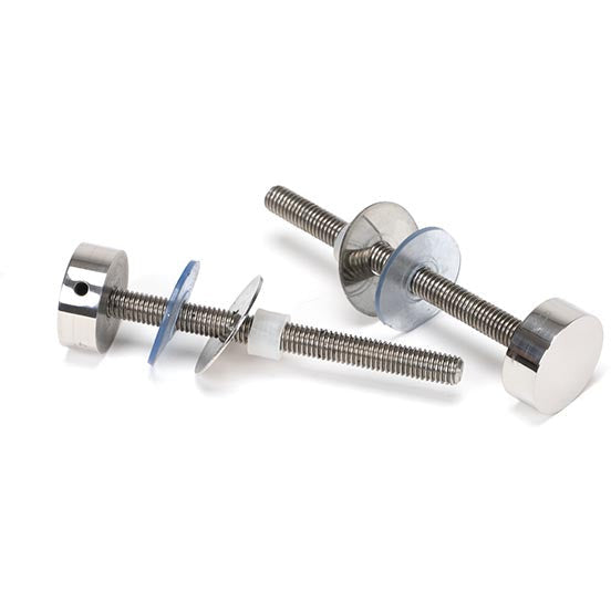 From The Anvil - 0.9m T Bar Handle Bolt Fix 32mm Diameter - Polished Marine SS (316) - 50243 - Choice Handles