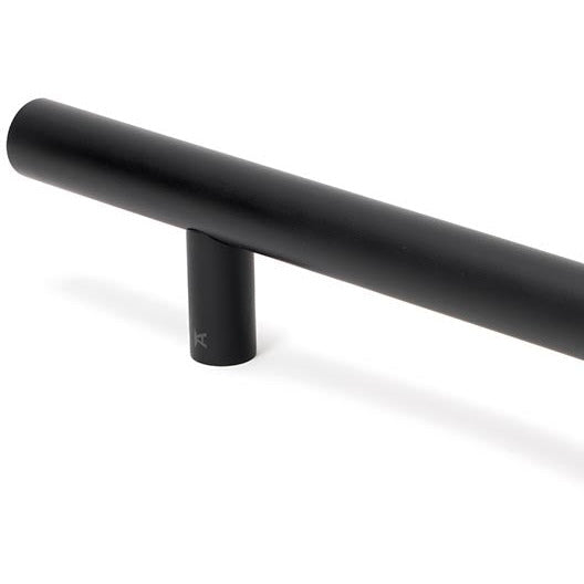 From The Anvil - 0.6m T Bar Handle Secret Fix 32mm Diameter - Matt Black - 50254 - Choice Handles