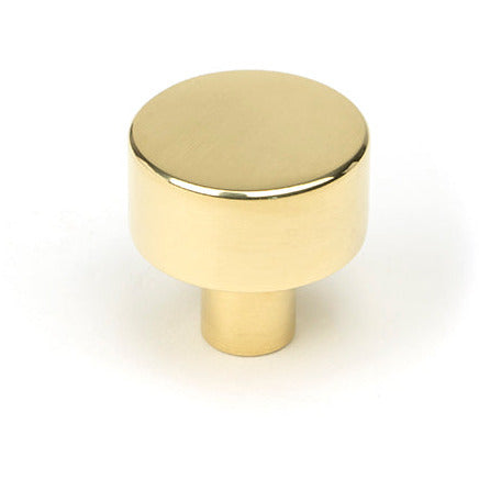 From The Anvil - Kelso Cabinet Knob - 25mm (No Rose) - Polished Brass - 50293 - Choice Handles