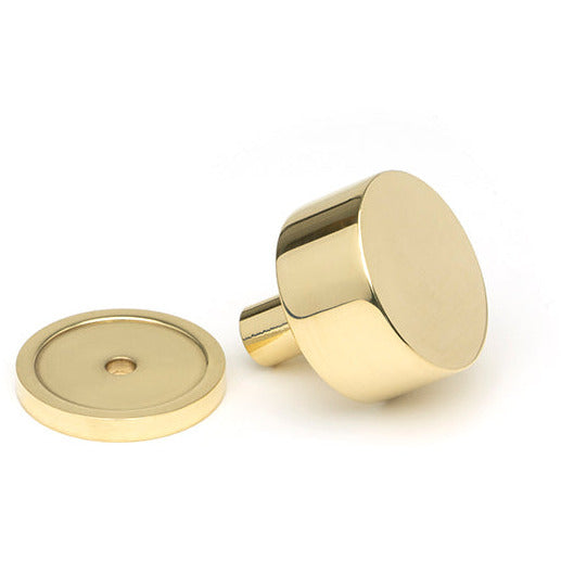 From The Anvil - Kelso Cabinet Knob - 32mm (Plain) - Polished Brass - 50295 - Choice Handles
