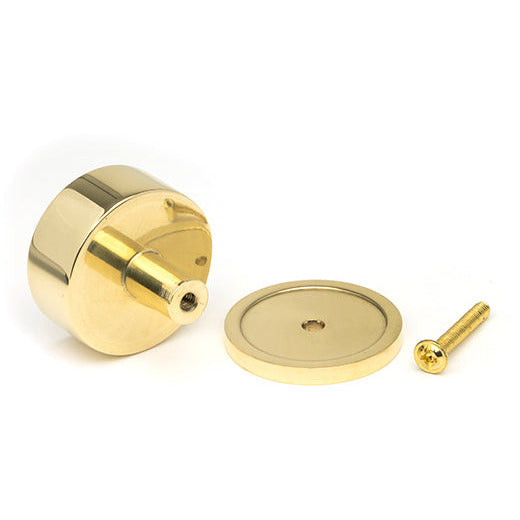 From The Anvil - Kelso Cabinet Knob - 38mm (Plain) - Polished Brass - 50298 - Choice Handles