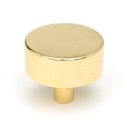 From The Anvil - Kelso Cabinet Knob - 38mm (No Rose) - Polished Brass - 50299 - Choice Handles