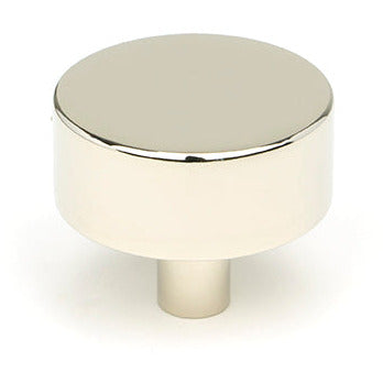 From The Anvil - Kelso Cabinet Knob - 38mm (No rose) - Polished Nickel - 50320 - Choice Handles