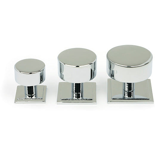 From The Anvil - Kelso Cabinet Knob - 38mm (Square) - Polished Chrome - 50333 - Choice Handles