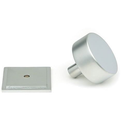 From The Anvil - Kelso Cabinet Knob - 38mm (Square) - Satin Chrome - 50357 - Choice Handles