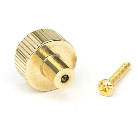 From The Anvil - Judd Cabinet Knob - 25mm (No Rose) - Polished Brass - 50362 - Choice Handles