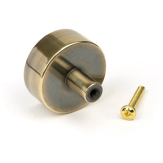 From The Anvil - Kelso Cabinet Knob - 38mm (No rose) - Aged Brass - 50374 - Choice Handles