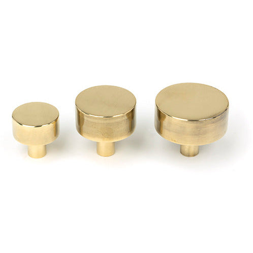 From The Anvil - Kelso Cabinet Knob - 38mm (No rose) - Aged Brass - 50374 - Choice Handles
