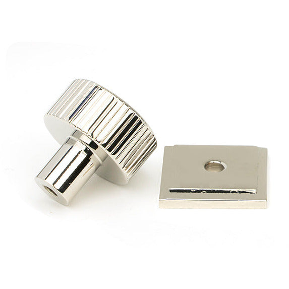 From The Anvil - Judd Cabinet Knob - 25mm (Plain) - Polished Nickel - 50389 - Choice Handles