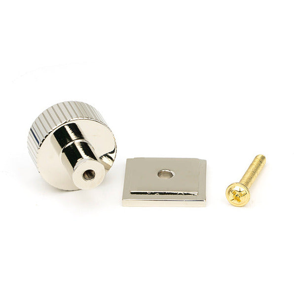 From The Anvil - Judd Cabinet Knob - 25mm (Plain) - Polished Nickel - 50389 - Choice Handles