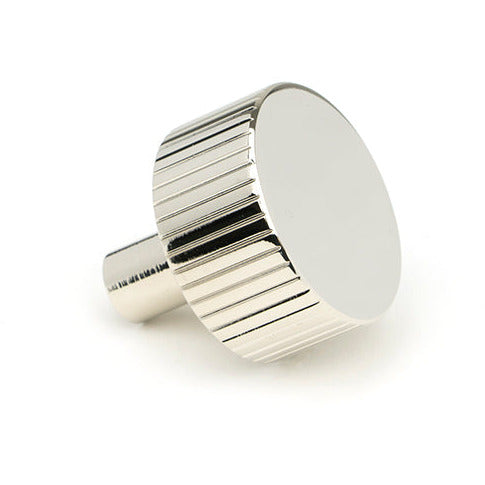 From The Anvil - Judd Cabinet Knob - 32mm (No rose) - Polished Nickel - 50393 - Choice Handles