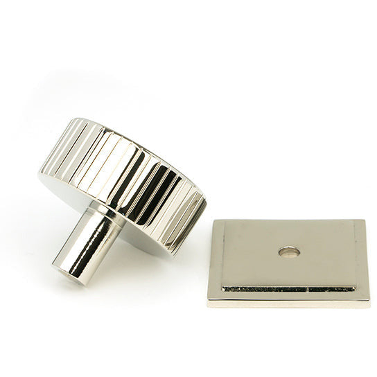 From The Anvil - Judd Cabinet Knob - 38mm (Square) - Polished Nickel - 50397 - Choice Handles