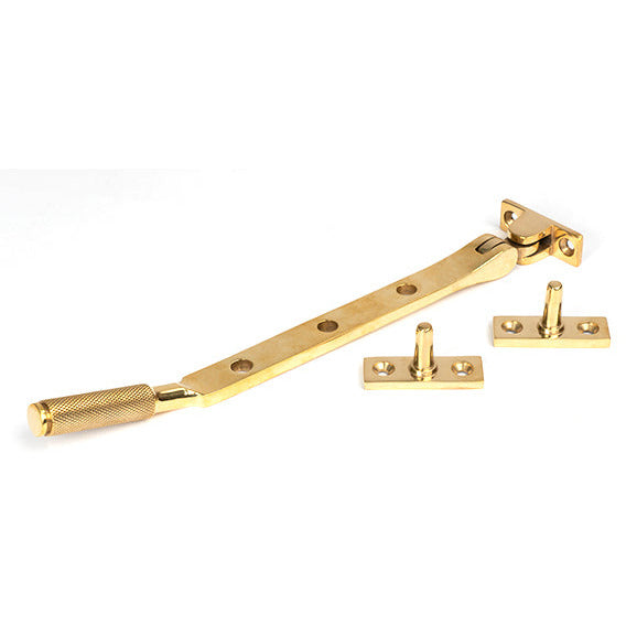 From The Anvil - 8" Brompton Stay - Polished Brass - 50615 - Choice Handles