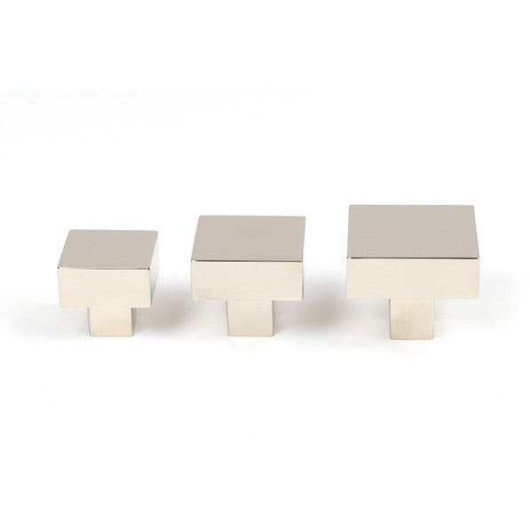 From The Anvil -  Albers Cabinet Knob - 30mm - Polished Nickel - 50694 - Choice Handles