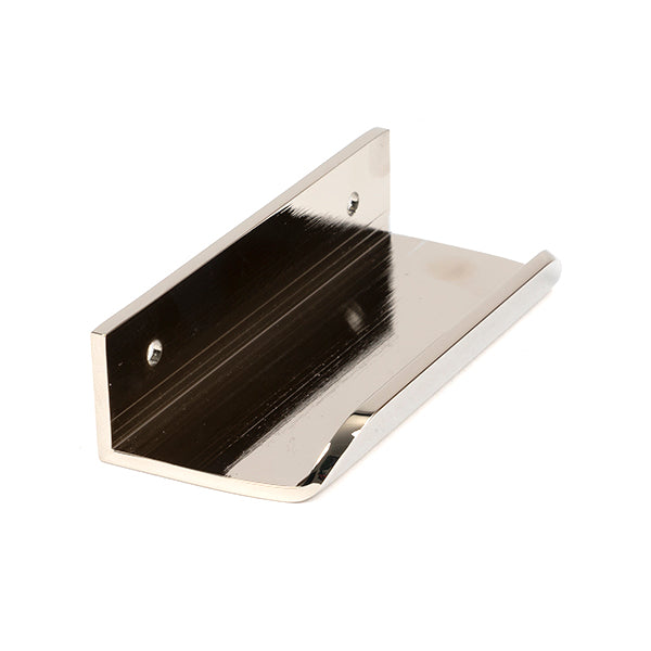 From The Anvil - 100mm Moore Edge Pull - Polished Nickel - 50704 - Choice Handles