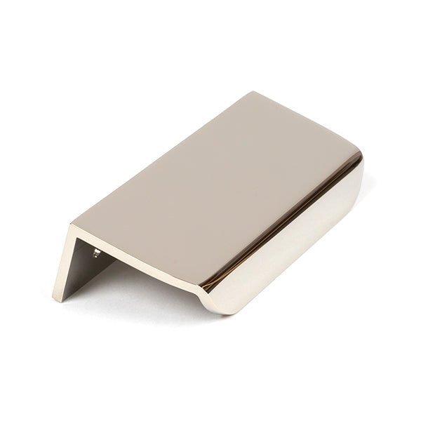 From The Anvil - 100mm Moore Edge Pull - Polished Nickel - 50704 - Choice Handles