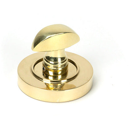 From The Anvil - Round Thumbturn Set (Beehive) - Polished Brass - 50752 - Choice Handles