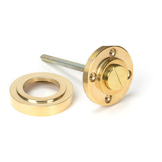 From The Anvil - Round Thumbturn Set (Beehive) - Polished Brass - 50752 - Choice Handles