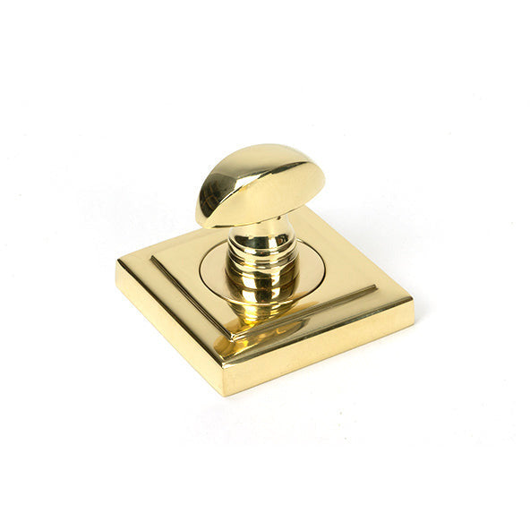 From The Anvil - Round Thumbturn Set (Square) - Polished Brass - 50753 - Choice Handles