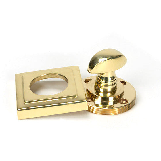 From The Anvil - Round Thumbturn Set (Square) - Polished Brass - 50753 - Choice Handles