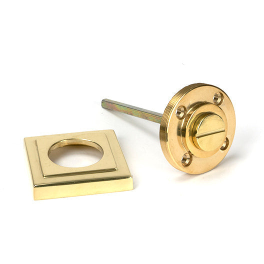 From The Anvil - Round Thumbturn Set (Square) - Polished Brass - 50753 - Choice Handles