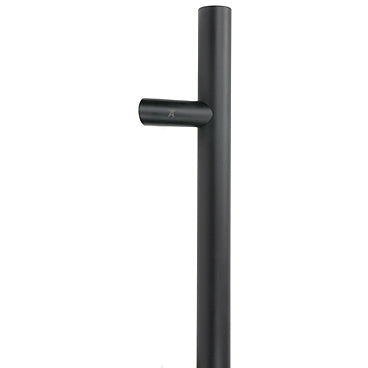 From The Anvil - 0.9m Offset T Bar Handle Bolt Fix 32mm Diameter - Matt Black - 50789 - Choice Handles