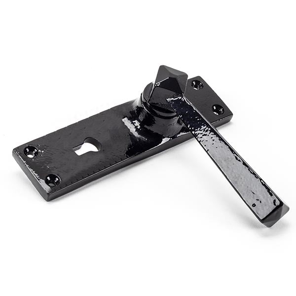 From The Anvil - Straight Lever Lock Set - Black - 73109 - Choice Handles