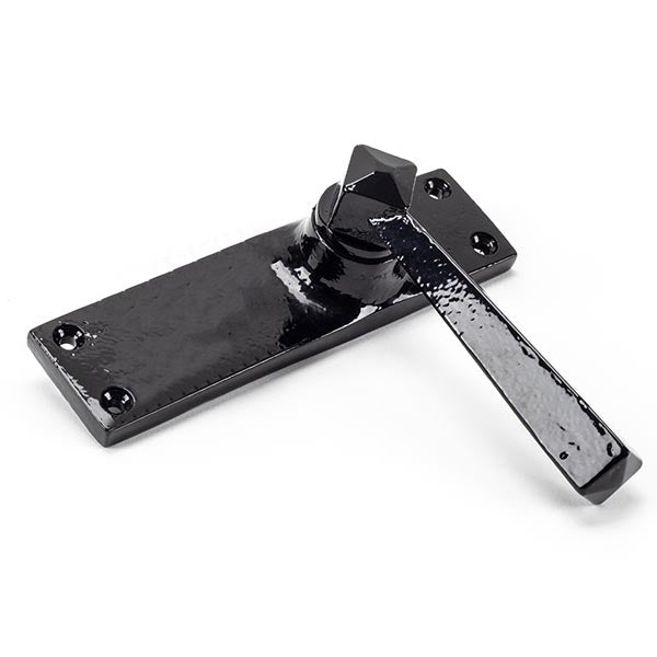 From The Anvil - Straight Lever Latch Set - Black - 73110 - Choice Handles