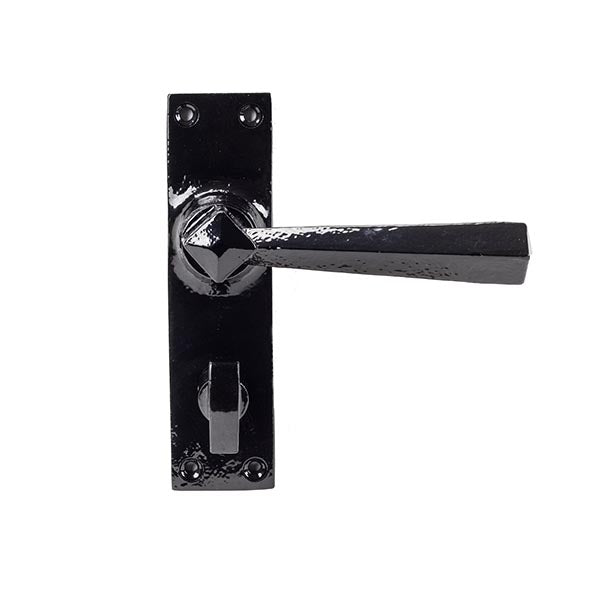 From The Anvil - Straight Lever Bathroom Set - Black - 73111 - Choice Handles