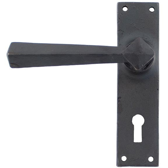 From The Anvil - Straight Lever Lock Set - Beeswax - 73113 - Choice Handles