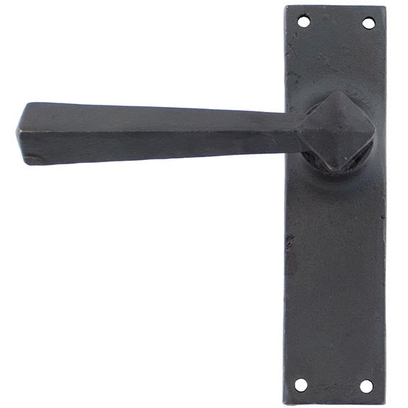 From The Anvil - Straight Lever Latch Set - Beeswax - 73114 - Choice Handles