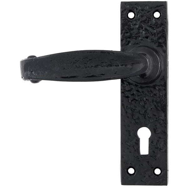 From The Anvil - Lever Lock Set - Black - 73217M - Choice Handles