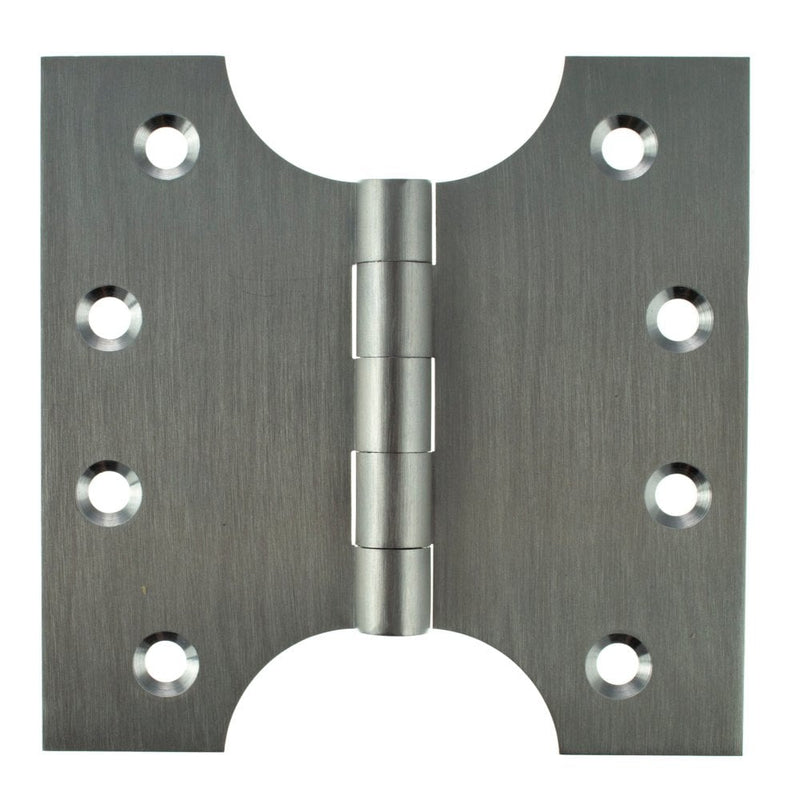 Atlantic (Solid Brass) Parliament Hinges 4" x 2" x 4" - Satin Chrome - APH424SC - Pair - Choice Handles