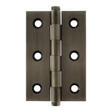 Atlantic Butt Hinges 3" x 2" x 2.2mm inc Screws - Matt Gun Metal - ABH3222MBN - Pair - Choice Handles