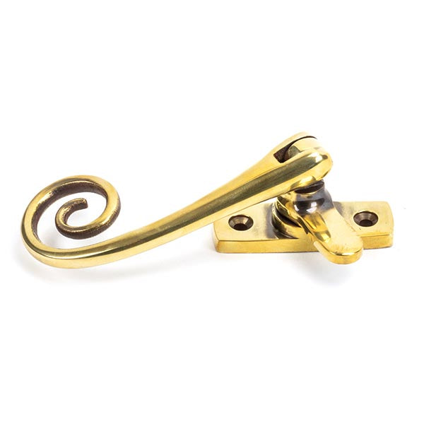 From The Anvil - Monkeytail Fastener - Aged Brass - 83565 - Choice Handles