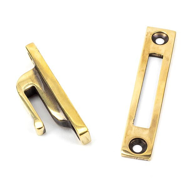 From The Anvil - Monkeytail Fastener - Aged Brass - 83565 - Choice Handles