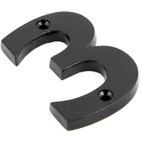 From The Anvil - Numeral 3 - Black - 83703 - Choice Handles